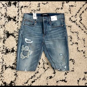 Express Ankle legging mid rise jeans